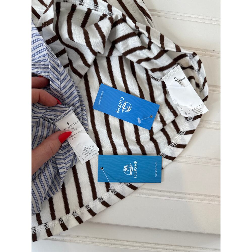 NWT Cupshe Beach Midi Dress & Square Neck Midi Dress BUNDLE Size S - Picture 8 of 8